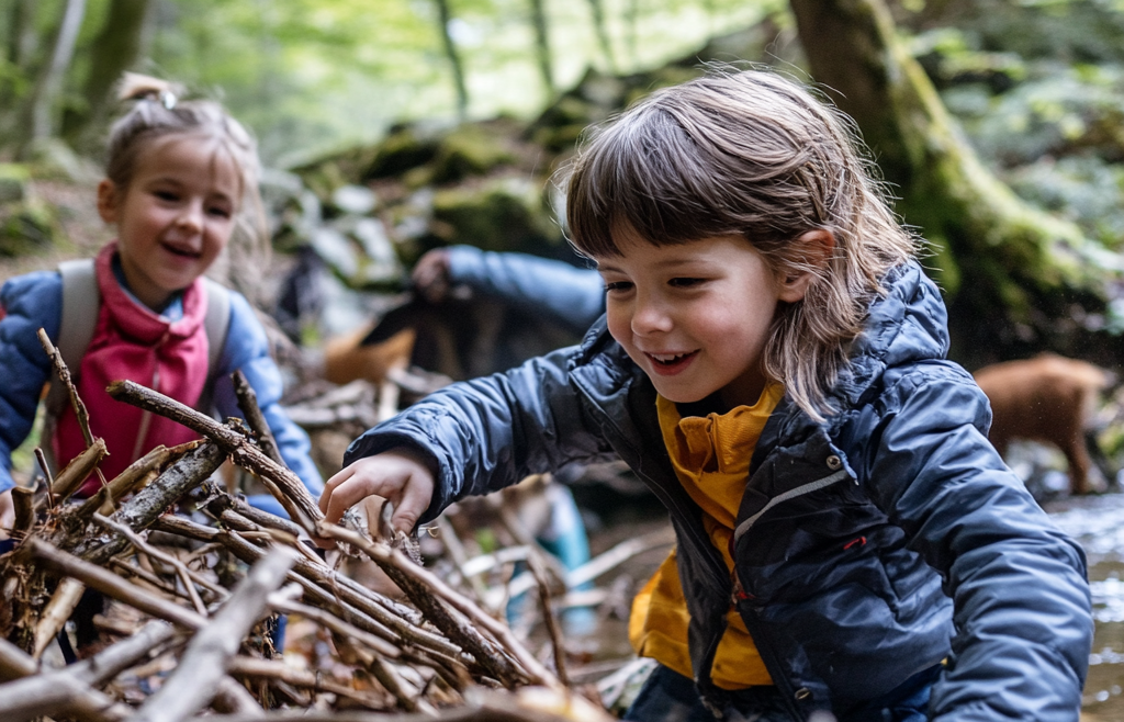 Activités ludiques avec enfants autour de Dinant et Hastière : nature, aventures et découvertes