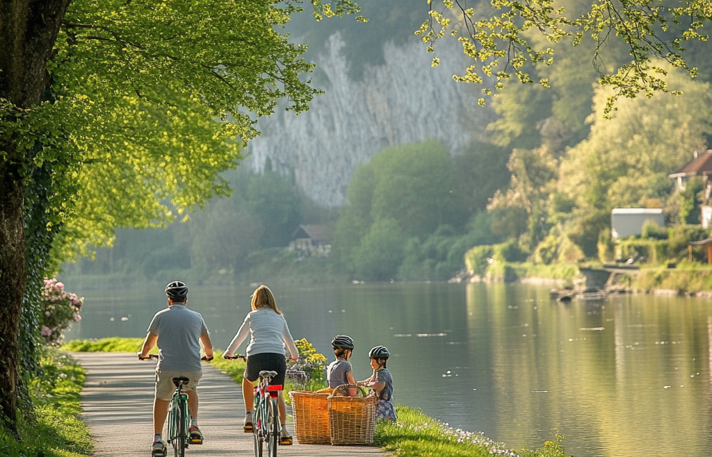 À vélo le long de la Meuse : itinéraires faciles à faire au printemps