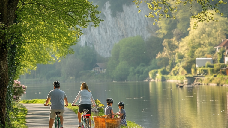 À vélo le long de la Meuse : itinéraires faciles à faire au printemps